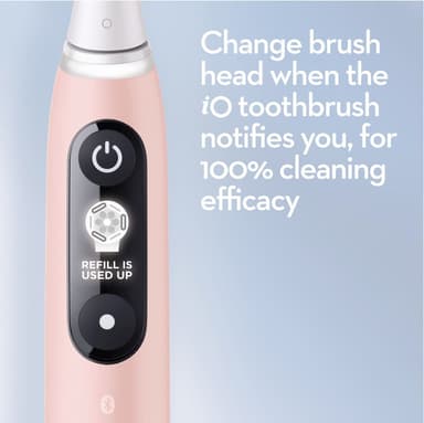 Oral-B iO6S Sensitive-edition elektrisk tannbørste 427384 (rosa)