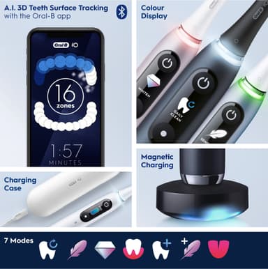 Oral-B iO 9s elektrisk tannbørste 408864 (black)