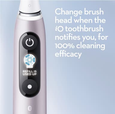 Oral-B iO 9s elektrisk tannbørste 408888 (rose quartz)