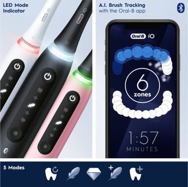 Oral-B iO 5s elektrisk tannbørste 414926 (quite white)