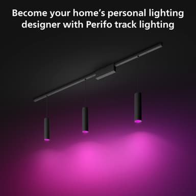 Philips Hue Perifo sett med tre pendellamper (sort)