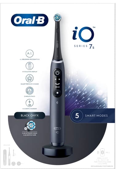 Oral-B iO 7s elektrisk tannbørste 408802 (sort)