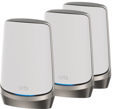 Netgear Orbi RBKE963 AX11000 quad-band mesh WiFi 6E 3-pk.