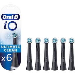 Oral-B iO Ultimate Clean tannbørstehoder 417880 6-pk. (sort)
