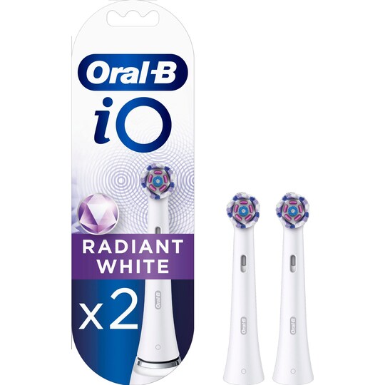 Oral-B iO Radiant White tannbørstehoder 415671 (2 pakning)