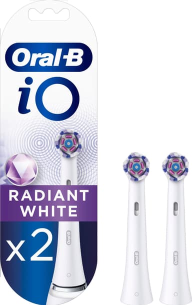 Oral-B iO Radiant White tannbørstehoder 415671 (2 pakning)