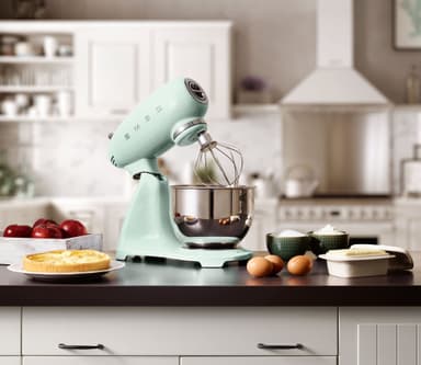 Smeg kjøkkenmaskin SMF03PGEU (grønn)