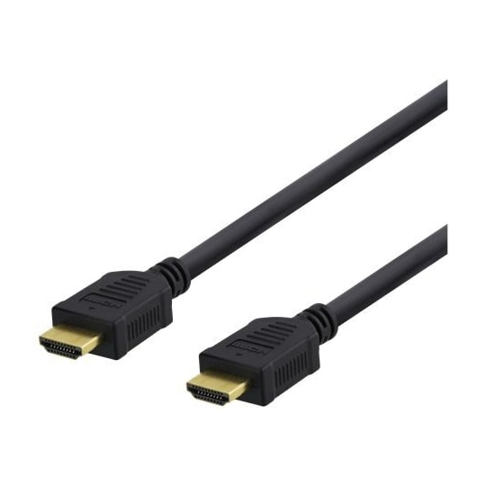High-Speed HDMI-kabel, 5m, Ethernet, 4K UHD, svart