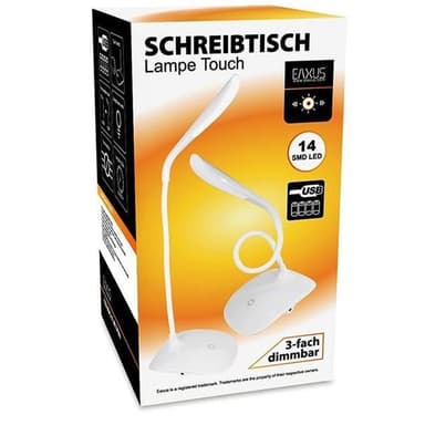 Dimbar skrivbordslampe med touch