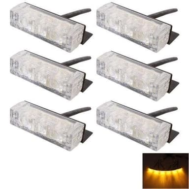 Blitslys Strobe 6W 450LM 6 x 3-LED Lamper