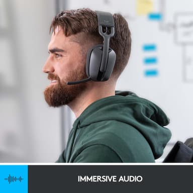 Logitech Zone Vibe 100 trådløst headset (grafitt)