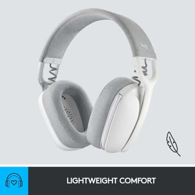 Logitech Zone Vibe 100 trådløst headset (hvit)