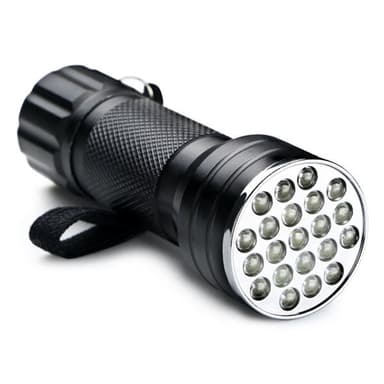 UV 21 LEDs 395NM Ultra Violet Lommelykt - Oppdager Hundurin