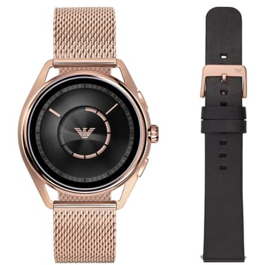 Emporio Armani Connected Gen. 4 smartklokke (rosegull/sort)