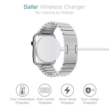 Trådløs ladestasjon Apple Watch 4 / 3 / 2 / 1 Vit