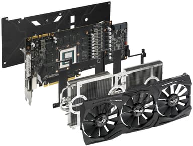 Asus ROG Strix GeForce GTX 1080 Ti OC grafikkort 11G