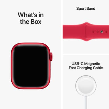 Apple Watch Series 8 41mm GPS (PRODUCT RED alu / PRODUCT RED sportsreim)