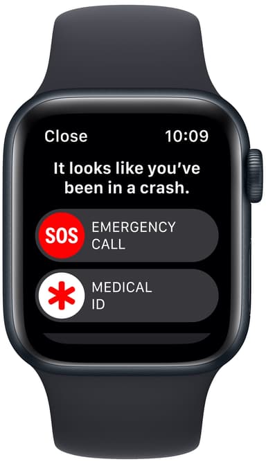 Apple Watch SE 2nd Gen 40 mm LTE (Midnatt Alu/Midnatt sportsreim)