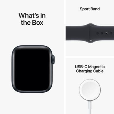Apple Watch SE 2nd Gen 40 mm LTE (Midnatt Alu/Midnatt sportsreim)