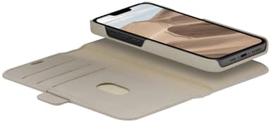 dbramante1928 New York iPhone 14 Plus lommebokdeksel (beige)
