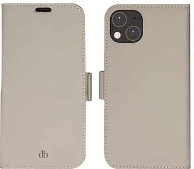 dbramante1928 New York iPhone 14 Plus lommebokdeksel (beige)
