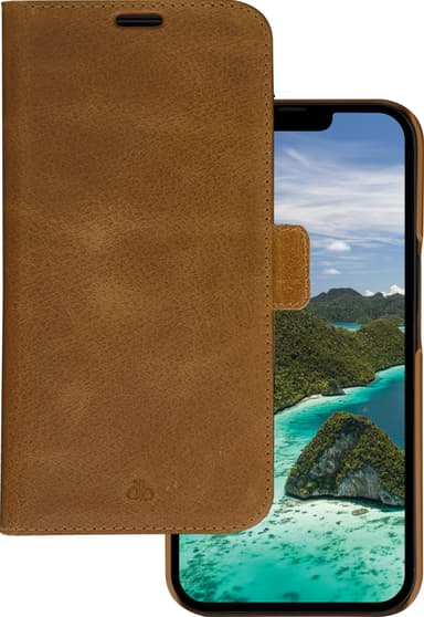 dbramante1928 Lynge iPhone 14 Plus lommebokdeksel (brun)