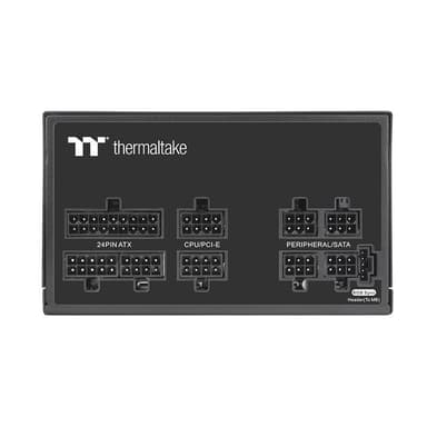 Thermaltake PS-TPD-0650F3FAGE-1 strømforsyningsenhet 650 W 20-pin ATX ATX Sort