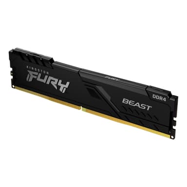 Kingston FURY Beast 16GB DDR4 RAM 3600 MT/s CL17 (sort)