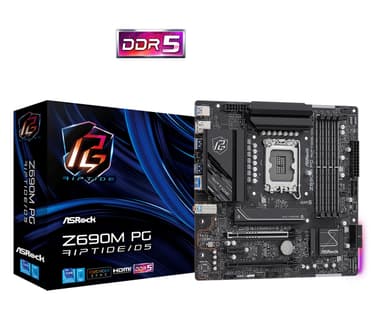 Asrock Z690M PG Riptide/D5 Intel Z690 LGA 1700 Micro ATX