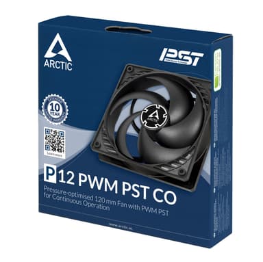 ARCTIC P12 PWM PST CO PC-kjølevifte Vifte 12 cm Sort