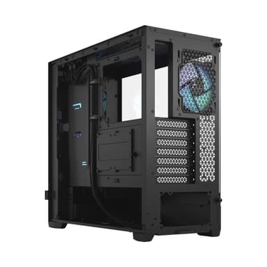 Fractal Pop Air RGB PC-kabinett (sort/gjennomsiktig tint)