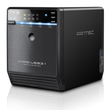 Fantec QB-35U31R datalagringsenhet Tower Sort