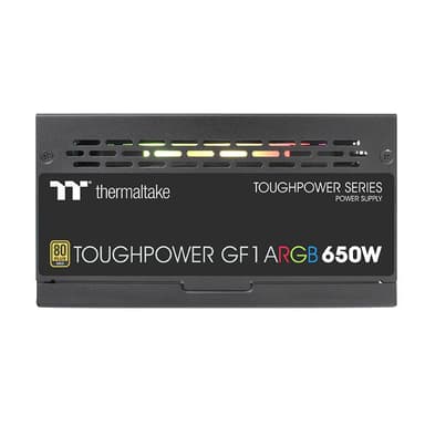 Thermaltake PS-TPD-0650F3FAGE-1 strømforsyningsenhet 650 W 20-pin ATX ATX Sort