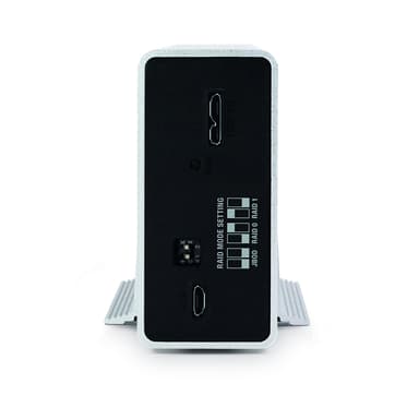 Fantec mobiRAID X2 HDD/SSD-kabinett Hvit 2.5"