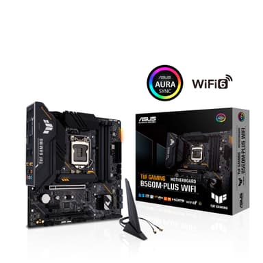 ASUS TUF GAMING B560M-PLUS WIFI Intel B560 LGA 1200 Micro ATX