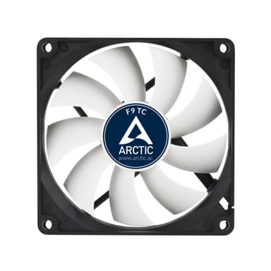 ARCTIC F9 TC PC-kjølevifte Vifte 9,2 cm Sort, Hvit