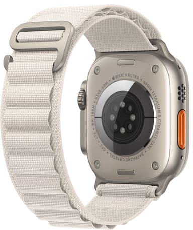 Apple Watch Ultra 49mm GPS+CEL Titanium L (Stjerneskinn/Alpine Loop)
