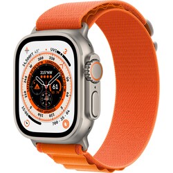 Apple Watch Ultra 49mm GPS+CEL Titanium S (Oransje/Alpine Loop)