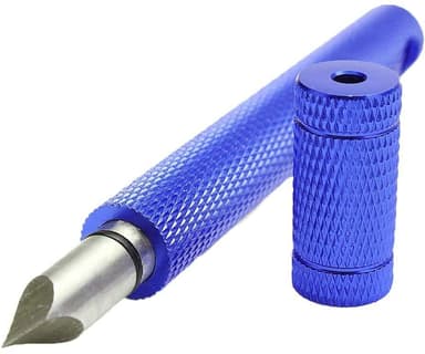 Groove sharpener for golf clubs Blue