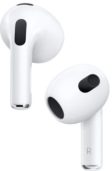 Apple AirPods 3. gen. (2022) trådløse hodetelefoner med Lightning-ladeetui