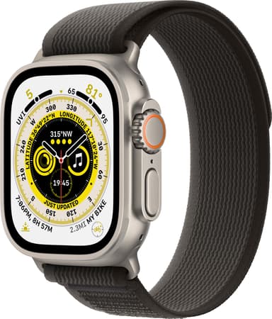 Apple Watch Ultra 49mm GPS+CEL Titanium M/L (Sort/Grå/Trail Loop)