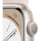 Apple Watch Series 8 41mm GPS (stjernskinn alu / stjerneskinn sportsreim)