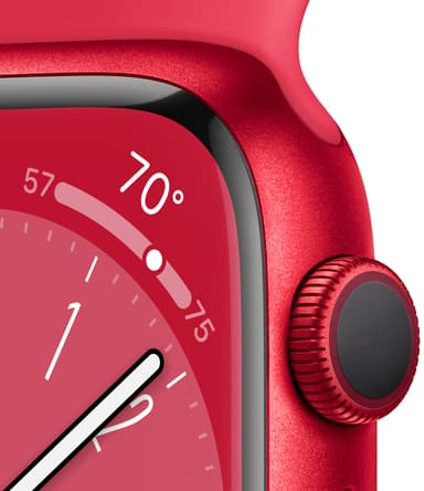 Apple Watch Series 8 41mm GPS (PRODUCT RED alu / PRODUCT RED sportsreim)