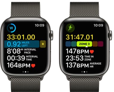 Apple Watch Series 8 45mm Cellular (rustfritt stål i grafitt/ grafitt milanese-reim)