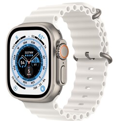 Apple Watch Ultra 49mm GPS+CEL Titanium (Hvit/Ocean Band)