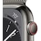Apple Watch Series 8 41mm Cellular (rustfritt stål i grafitt / grafitt milanese-reim)