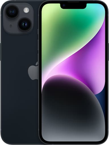 iPhone 14 – 5G smarttelefon 256GB Midnatt - Elkjøp