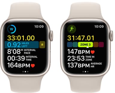 Apple Watch Series 8 41mm Cellular (stjerneskinn alu / stjerneskinn sportsreim)