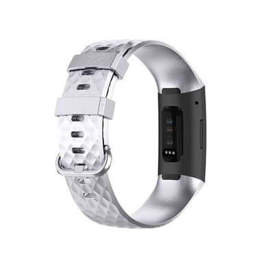 Armbånd Fitbit Charge4 / Charge3 L Sølv