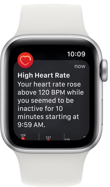 Apple Watch SE 2nd Gen 40 mm LTE (Sølv Alu/Hvit sportsreim)